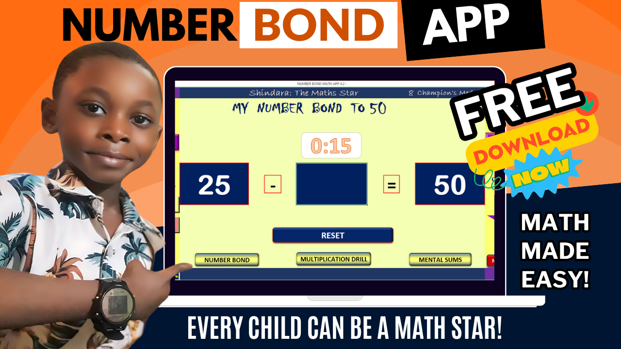 Number Bond Math App